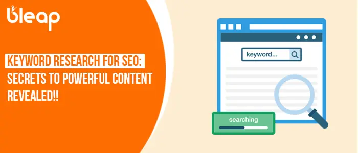 keyword research for seo